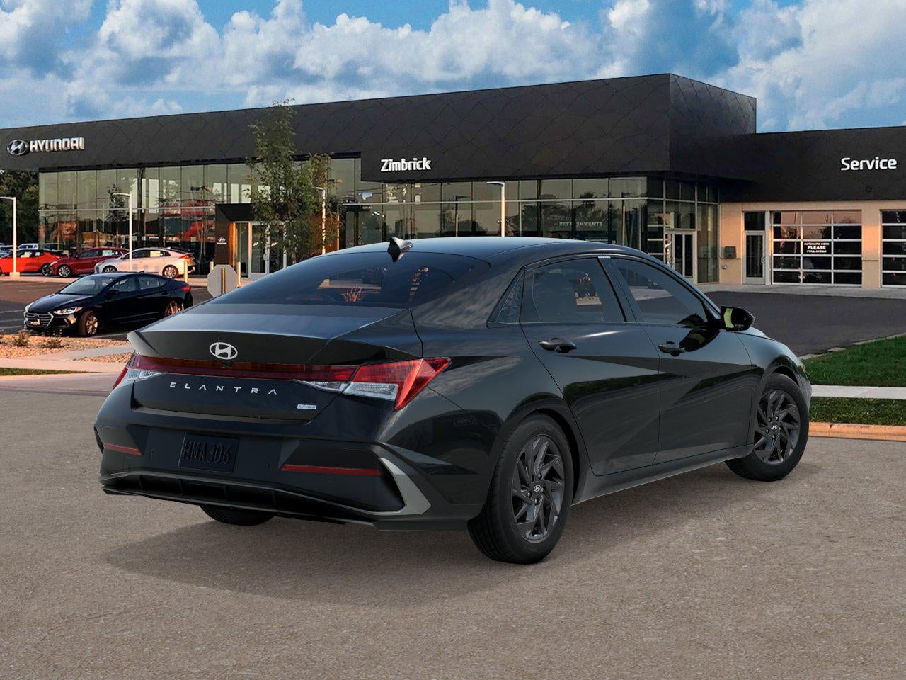 2026 Hyundai Elantra Hybrid Blue
