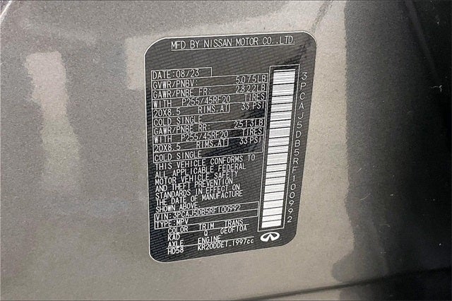 2024 INFINITI QX50 Autograph