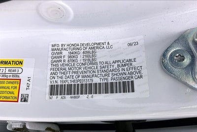 2023 Honda Civic Sport Touring