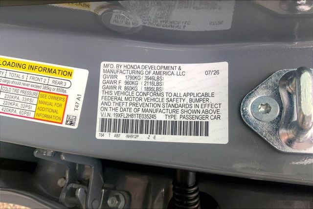 2026 Honda Civic Sport InStock
