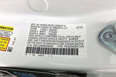 2023 Honda Civic Sport