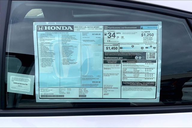 2026 Honda Civic Sport InStock
