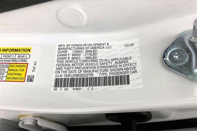 2025 Honda Civic Sport