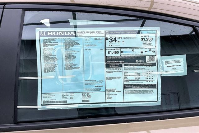 2026 Honda Civic Sport InStock