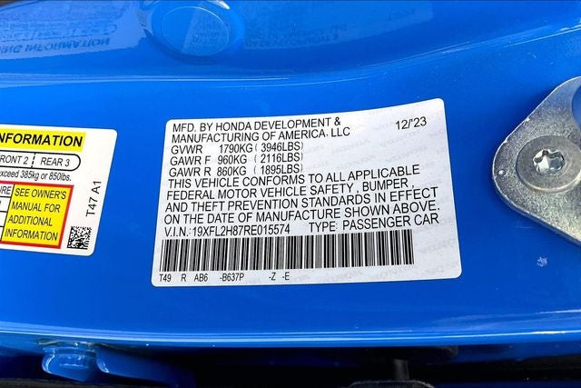 2024 Honda Civic Sport