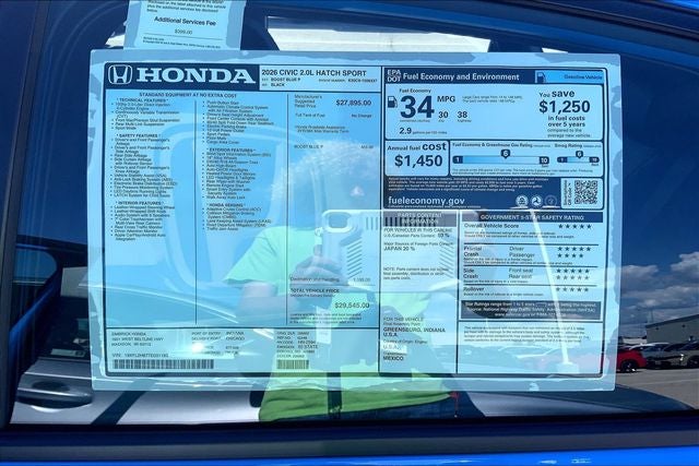 2026 Honda Civic Sport