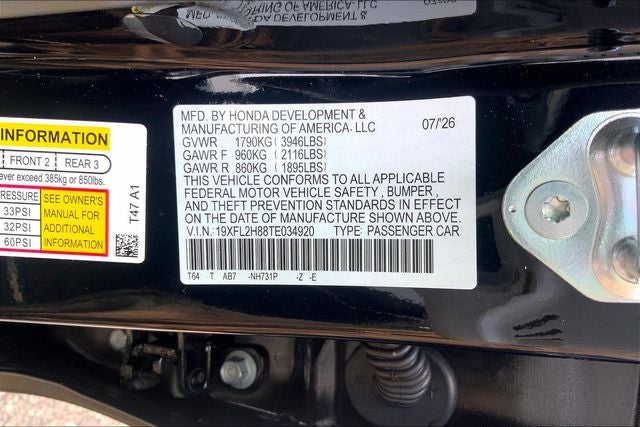 2026 Honda Civic Sport InStock