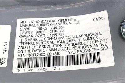 2026 Honda Civic Sport