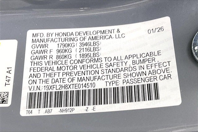 2026 Honda Civic Sport