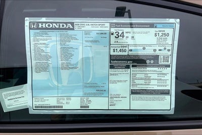 2026 Honda Civic Sport