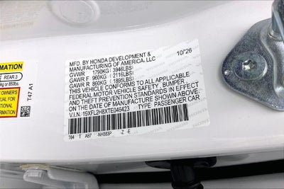 2026 Honda Civic Sport InStock