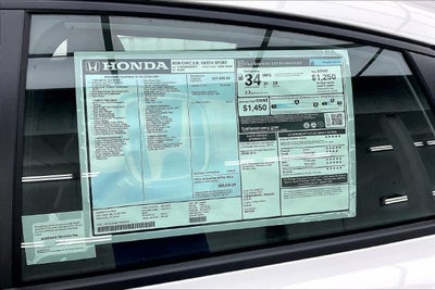 2026 Honda Civic Sport InStock