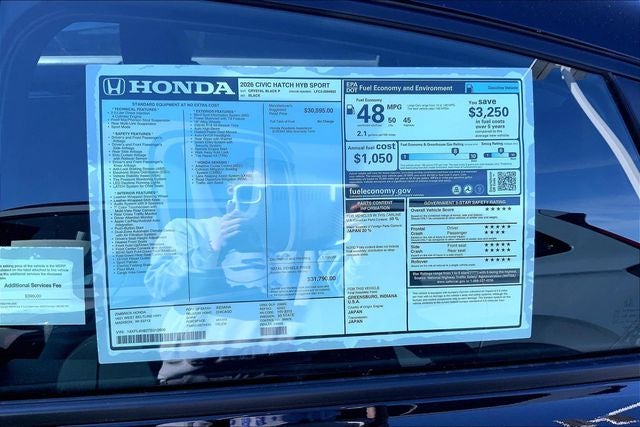 2026 Honda Civic Hybrid Sport