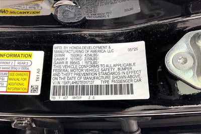 2026 Honda Civic Hybrid Sport