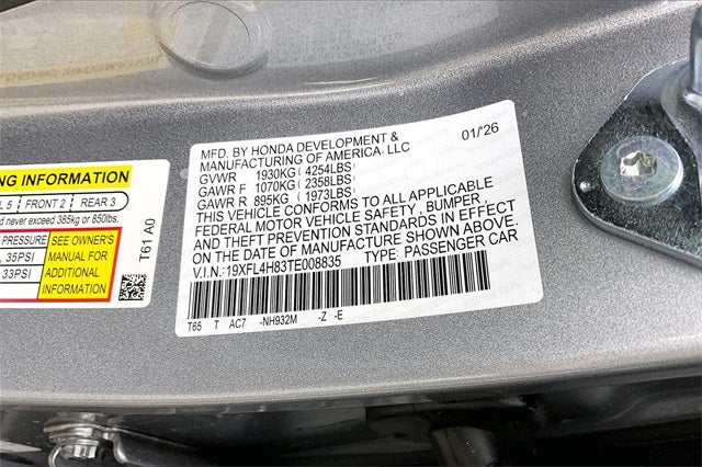 2026 Honda Civic Hybrid Sport