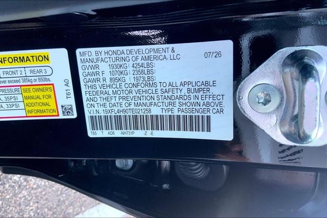 2026 Honda Civic Hybrid Sport Touring