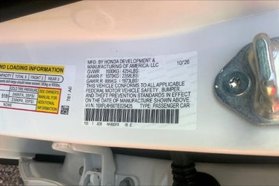 2026 Honda Civic Hybrid Sport Touring InStock