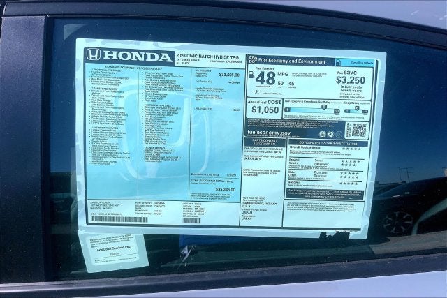 2026 Honda Civic Hybrid Sport Touring InStock