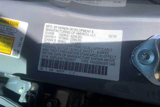 2026 Honda Civic Hybrid Sport Touring InStock