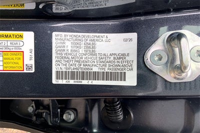 2026 Honda Civic Hybrid Sport Touring