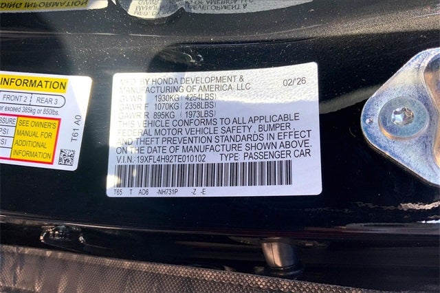 2026 Honda Civic Hybrid Sport Touring