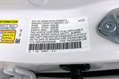 2026 Honda Civic Hybrid Sport Touring