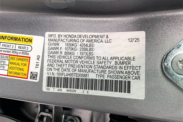 2026 Honda Civic Hybrid Sport Touring