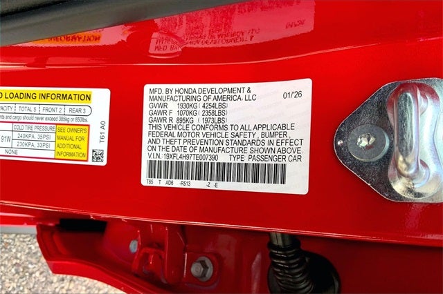 2026 Honda Civic Hybrid Sport Touring