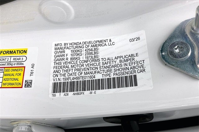 2026 Honda Civic Hybrid Sport Touring