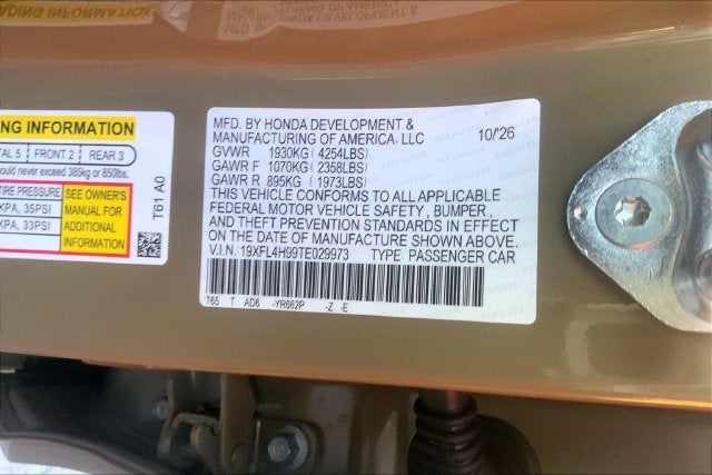 2026 Honda Civic Hybrid Sport Touring InStock
