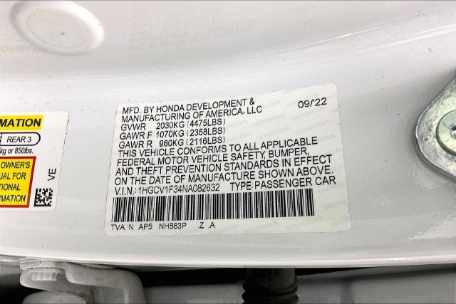 2022 Honda Accord Sport