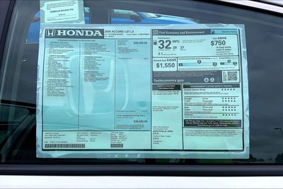 2026 Honda Accord LX InStock