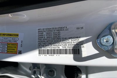 2026 Honda Accord LX