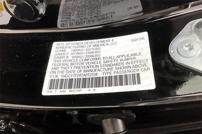 2026 Honda Accord LX