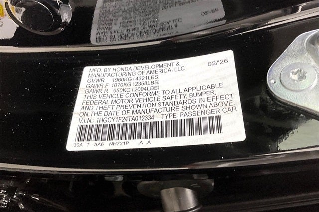 2026 Honda Accord LX