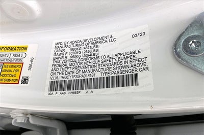 2023 Honda Accord LX