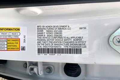 2026 Honda Accord LX
