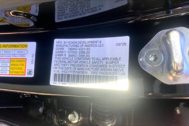 2026 Honda Accord LX InStock