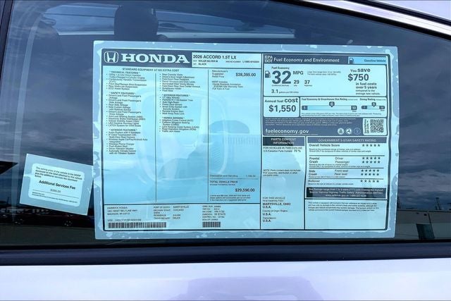 2026 Honda Accord LX