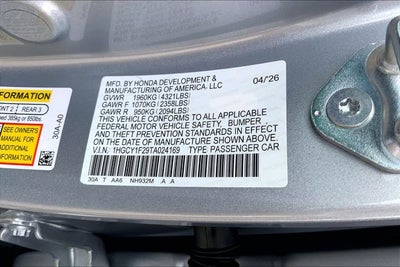 2026 Honda Accord LX