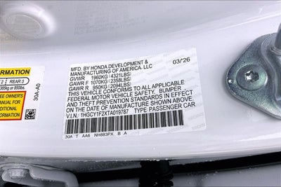 2026 Honda Accord LX