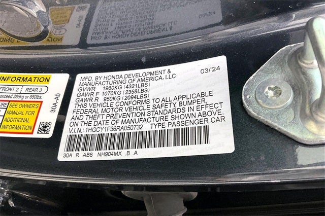 2024 Honda Accord EX