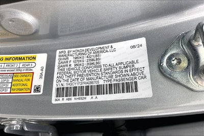 2024 Honda Accord EX
