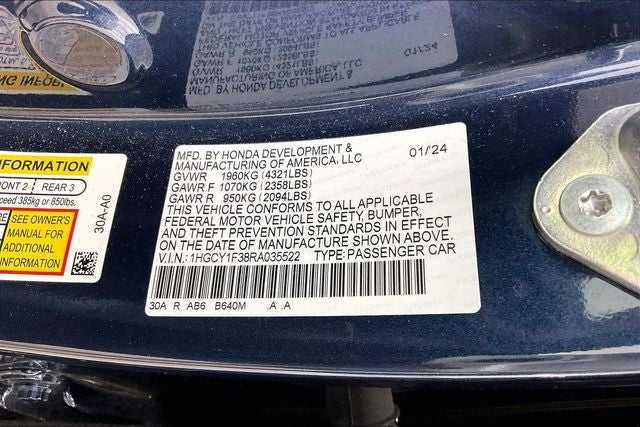 2024 Honda Accord EX - Photo 33