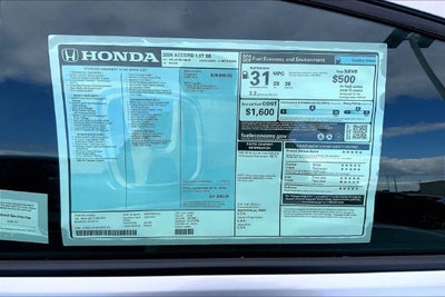2026 Honda Accord SE InStock