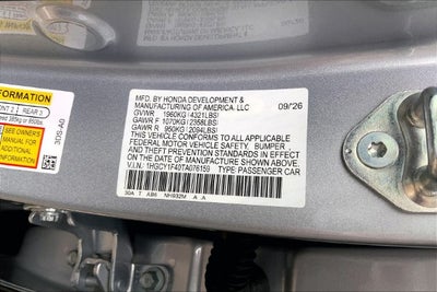 2026 Honda Accord SE InStock