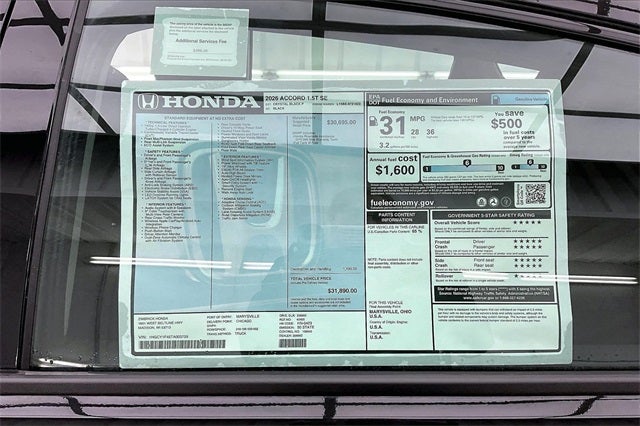 2026 Honda Accord SE