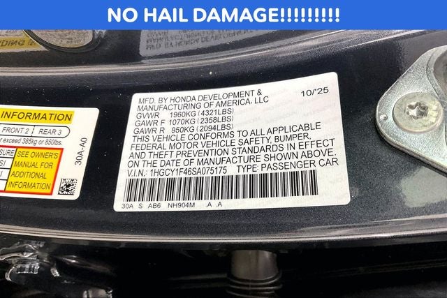 2025 Honda Accord SE