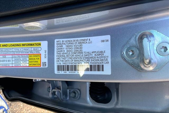 2026 Honda Accord SE InStock