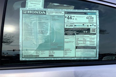 2025 Honda Accord Hybrid Sport